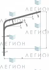 К9-2,5-2,0-1-1 кронштейн двухрожковый